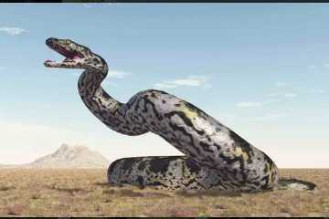 十大已灭绝的蛇图片，第一名以恐龙为食