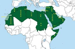 阿拉伯国家有哪些，共22个国家(巴勒斯坦属于阿拉伯国家)