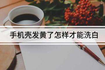 手机壳发黄怎么清洗变白，小苏打+白醋就能刷白