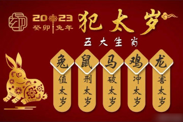 2023年犯太岁的5个属相，兔/鸡/龙/马/鼠